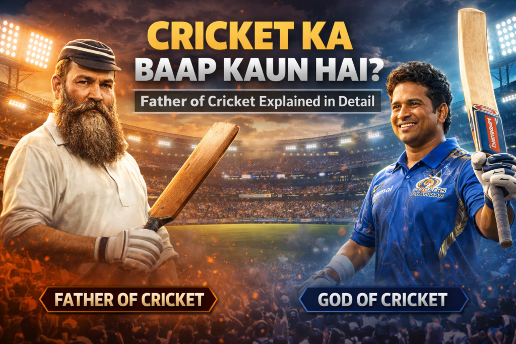 Cricket Ka Baap Kaun Hai? | Father of Cricket Explained in Detail Cricket Ka Baap Kaun Hai
