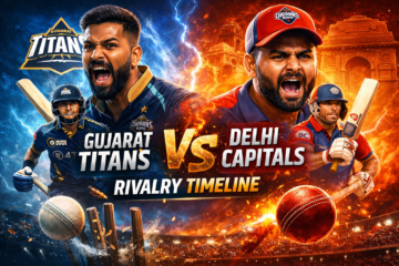 Gujarat Titans vs Delhi Capitals timeline