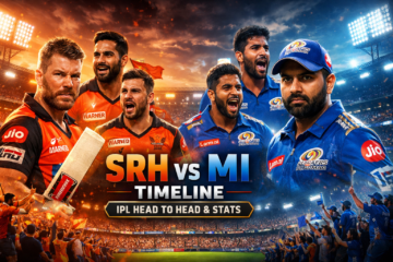 Sunrisers Hyderabad vs Mumbai Indians Timeline