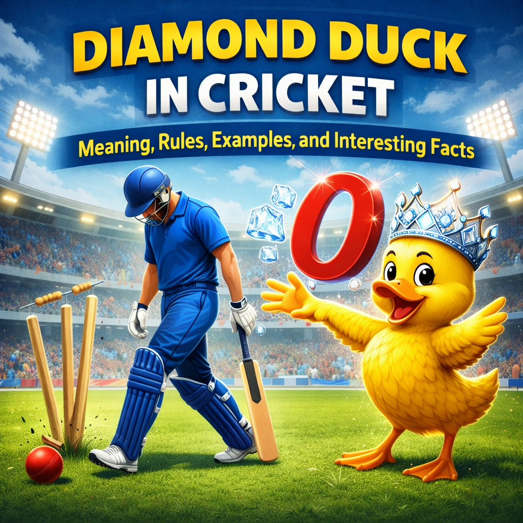 diamond duck in cricket