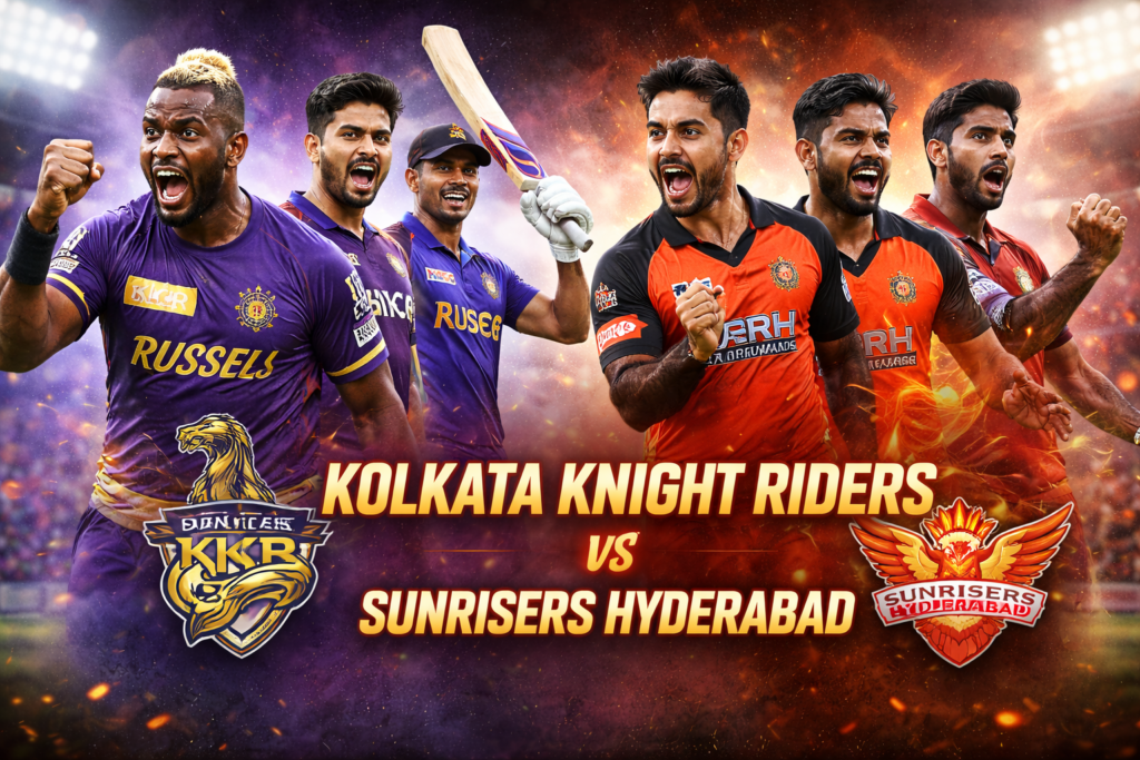 Kolkata Knight Riders vs Sunrisers Hyderabad Timeline