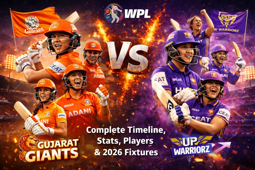 Gujarat Giants vs UP Warriorz WPL