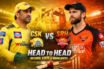 CSK vs SRH Head to Head Record, Stats