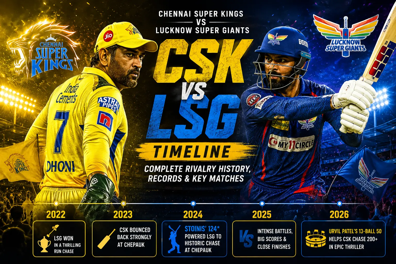 Chennai Super Kings vs Lucknow Super Giants