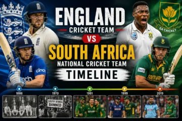 England Cricket Team vs South Africa National Cricket Team Timeline