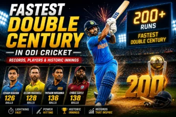 Fastest Double Century in ODI Cricket Records, Players & Historic Innings