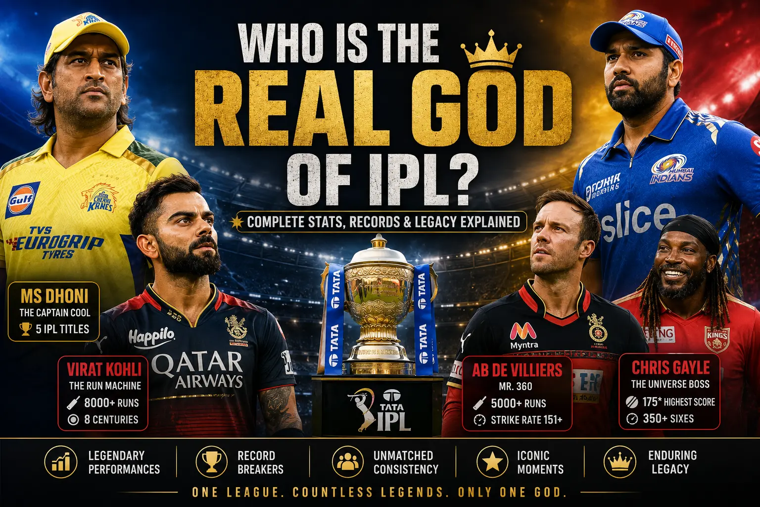 Who is the Real God of IPL Complete Stats, Records & Legacy Explained