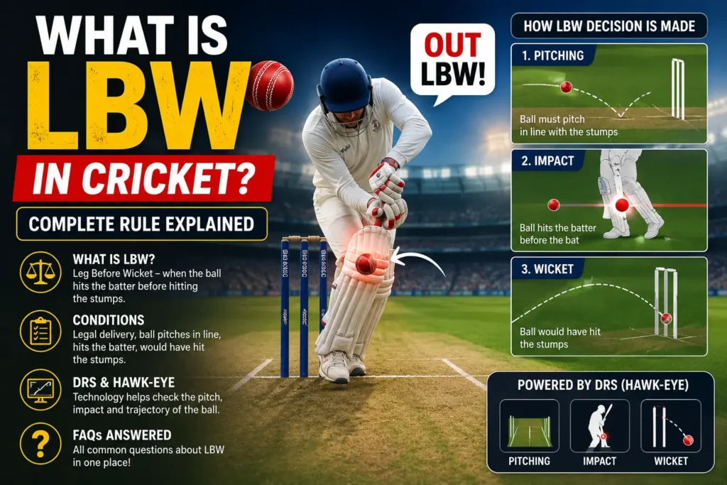 What Is LBW in Cricket Complete Rule Explained