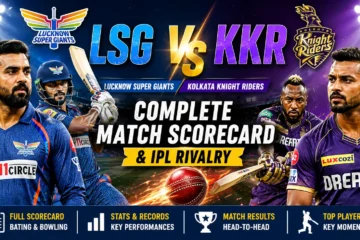 lucknow super giants vs kolkata knight riders match scorcard