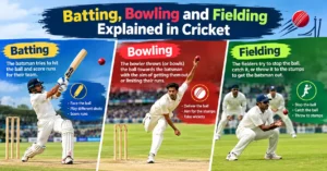 Batting, Bowling and Fielding Explained in Cricket