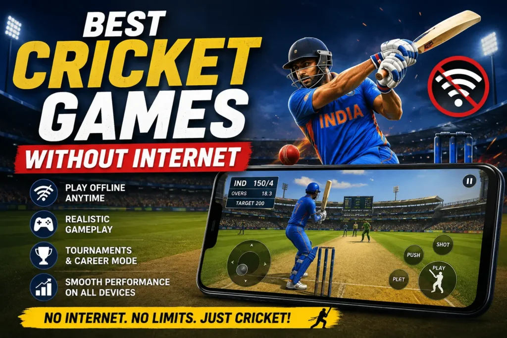 best cricket games without internet