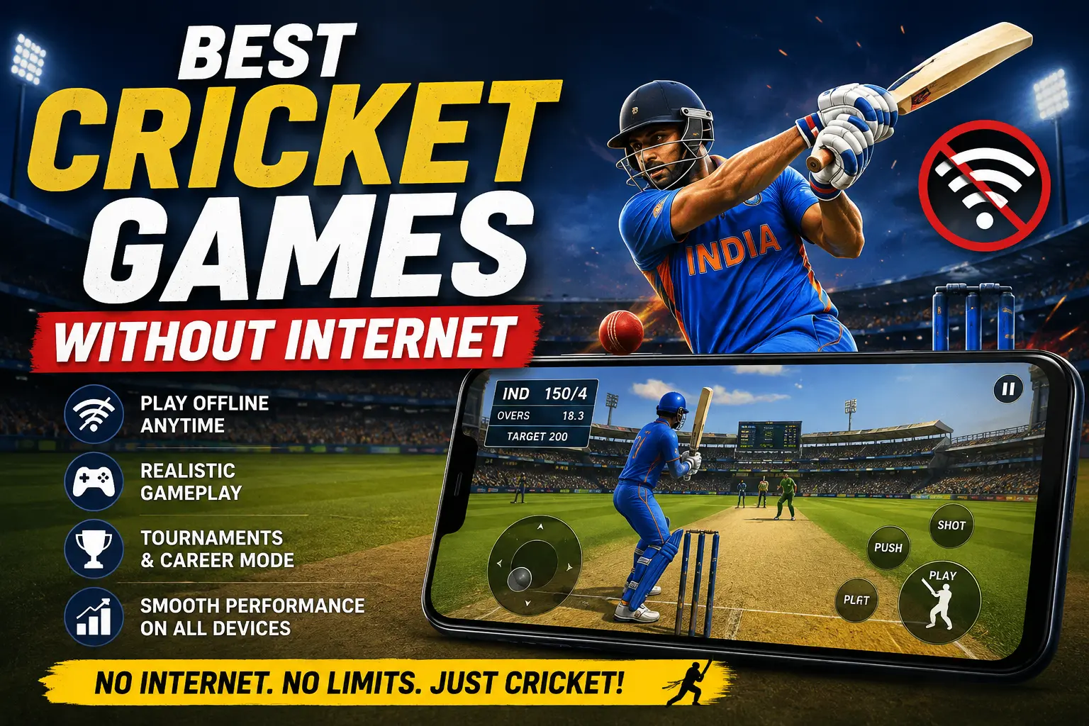 best cricket games without internet