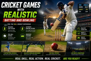 Cricket Games With Realistic Batting and Bowling